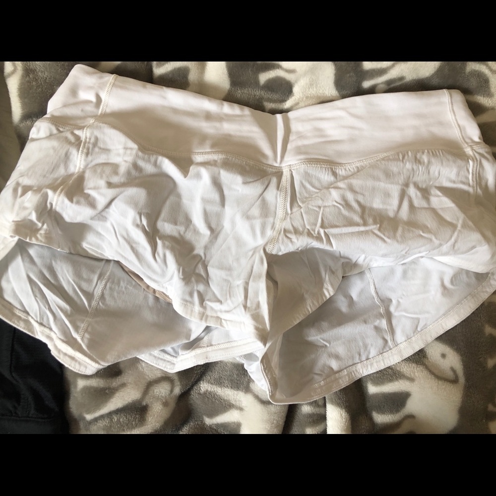 White Lululemon Shorts